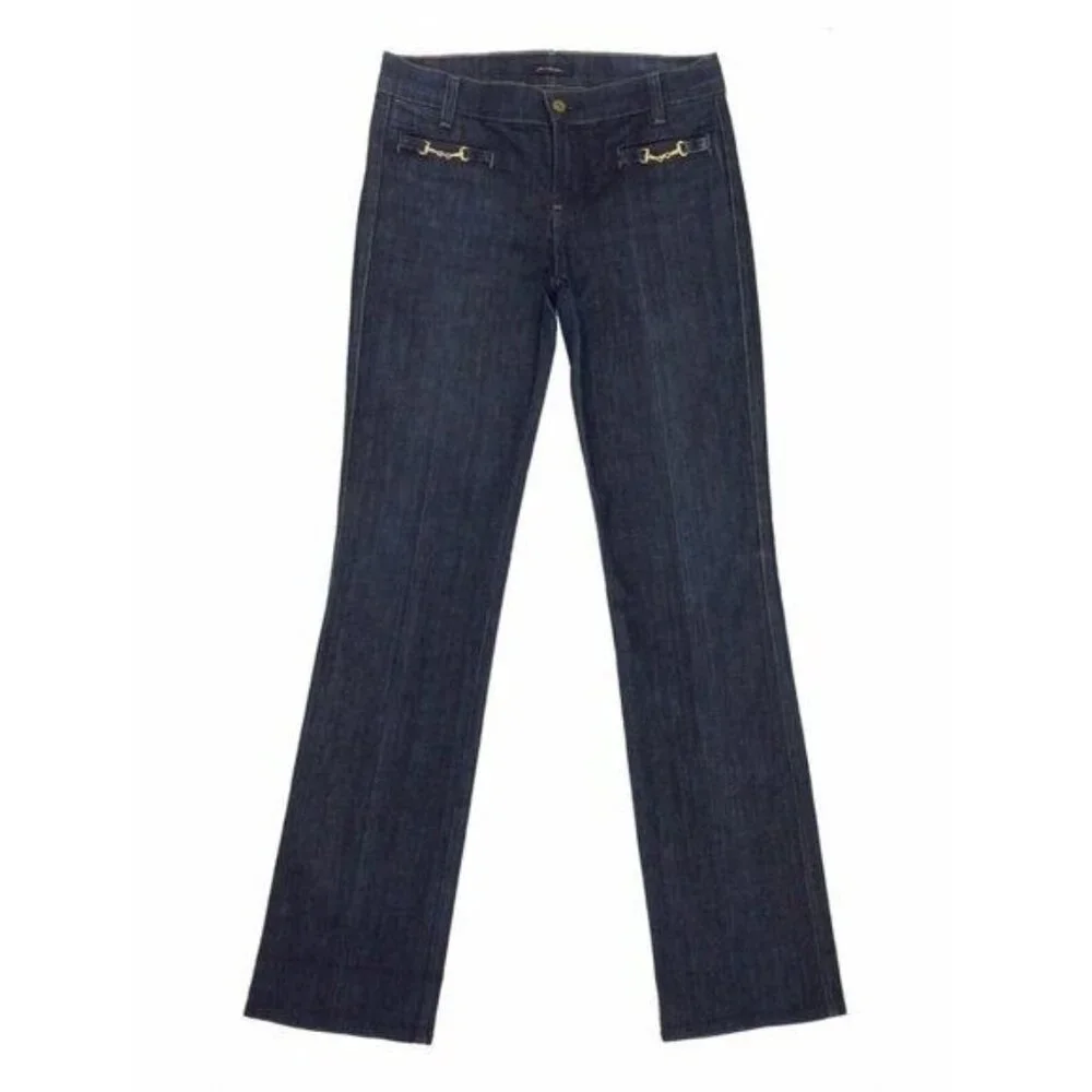Vintage Y2K 7 For All Mankind Bootcut Low Rise Jeans 28 Streetwear Casual Denim